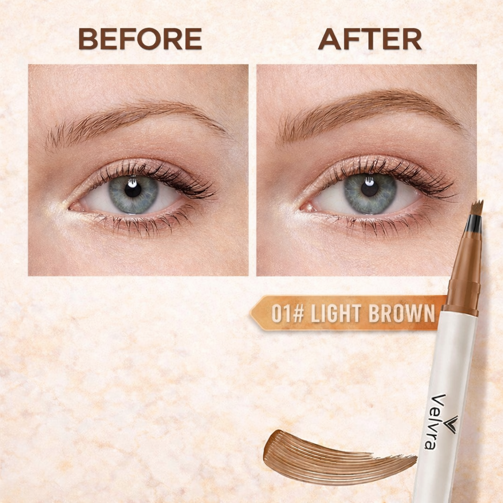 Velvra BrowPerfect 2-in-1 Precision Eyebrow Pen & Tint