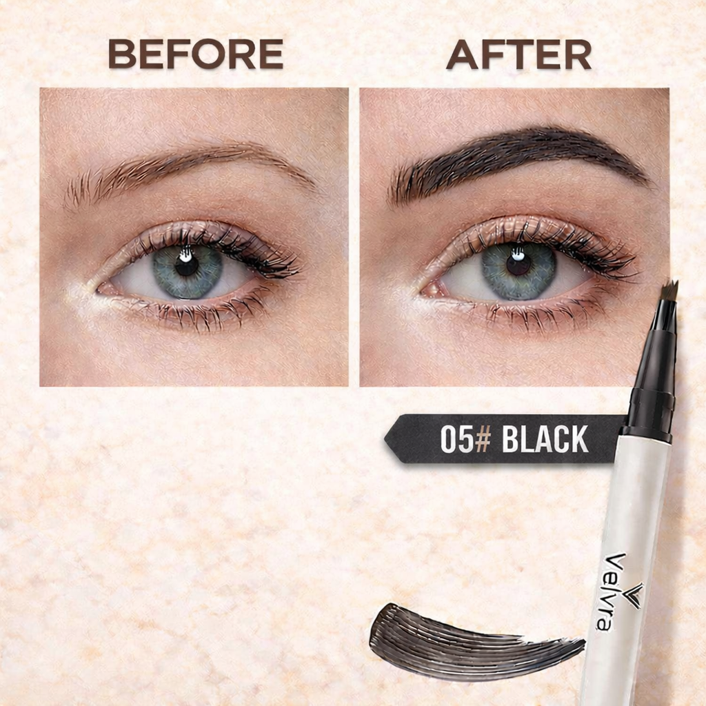 Velvra BrowPerfect 2-in-1 Precision Eyebrow Pen & Tint